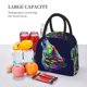 thumbnail image 5 of Easygdp Howling Wolf Bolsa de Almuerzo Insulada Grande, Forro de Aluminio, Diseño Espacioso, a Prueba de Fugas, Ideal para Trabajo, Picnics, Viajes y Actividades al Aire Libre, 5 of 6