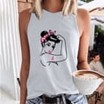 thumbnail image 2 of VKOYWKM Breast Cancer Awareness Tank Tops for Women Pink Ribbon Tank Top Sleeveless Shirts Cancer Fight Crew Neck Breast Cancer Survivor Tanks, 2 of 5