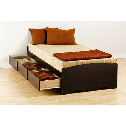 Prepac Edenvale Twin Platform Storage, How To Build A Twin Bed Frame With Drawers