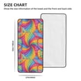 thumbnail image 2 of Absorbent Coral Velvet Towel 27x55in Light Soft And Fluffy Wool Circle Delicate And Not Easy To Remove The Edge Tie-Dye Pattern Rainbow Colors, 2 of 8