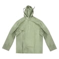 thumbnail image 3 of Mens Shirts Button Down Summer Long Sleeve Lapel Up Solid Color Simple Style Light Green Beach Fall Clothes for Men size XL, 3 of 5