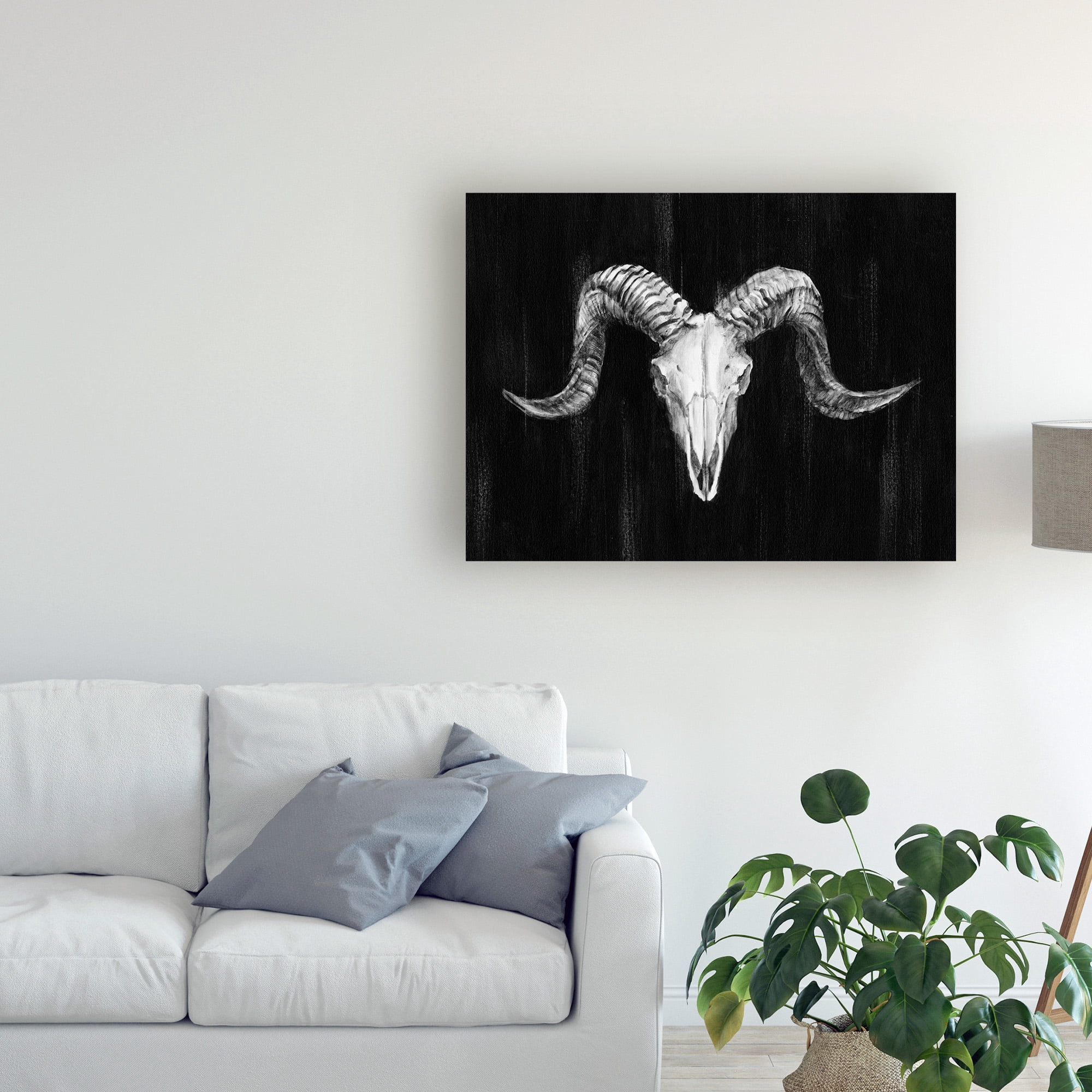 Trademark Fine Art 'Rustic Ram Mount I' Canvas Art by Ethan Harper
