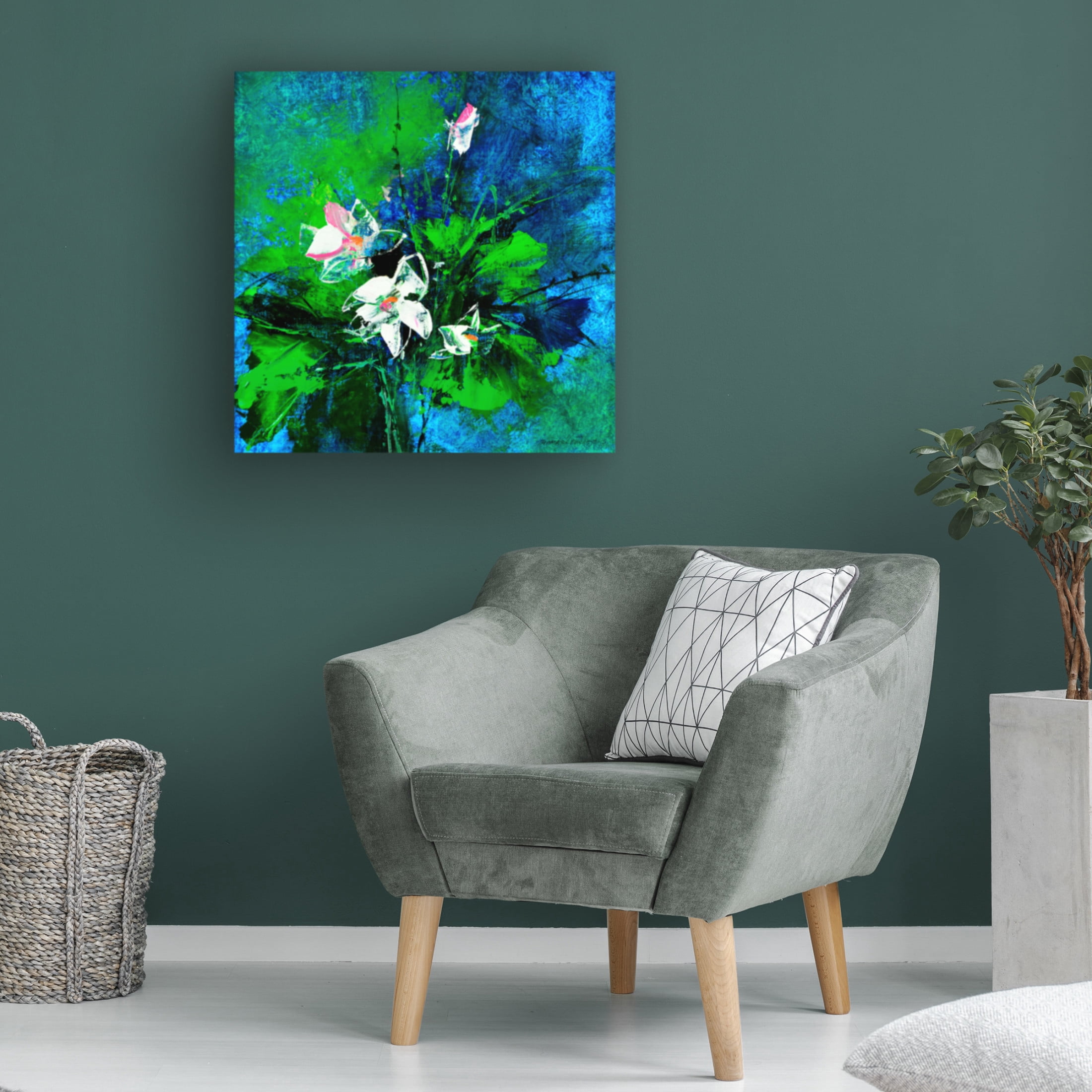 Canvas Wall Art - Thomas Leung 'Gentleman II' Wall Art for Living Room, Bedroom, or Office Décor by Trademark Fine Art - 18 x 18 Inches