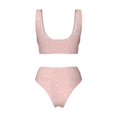 thumbnail image 5 of Daiia Rabbit And Flower Women's Bikini Set Two Piece Swimsuit High Waisted Bikini Adjustable Straps Bikini Perfect for Beach, Pool, and Summer Vacation-X-Large, 5 of 9