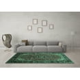 thumbnail image 3 of Ahgly Company Indoor Rectangle Persian Turquoise Blue Traditional Area Rugs, 5' x 7', 3 of 4