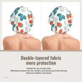 thumbnail image 2 of Logiee Floral Strawberr Print Silk Bonnet Satin Bonnet for Sleeping Women and Men,Double Layer Hair Bonnet for Curly Braids Hair, 2 of 6