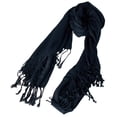 thumbnail image 1 of Pashmina larga fina CHIC-FANTASY Bufanda para el cuello Azul marino, 1 of 3