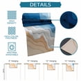 thumbnail image 7 of Hokiten Table Runners 36 Inches Long Dress Scarves, Blue Ocean Waves Farmhouse Kitchen/Dining Table Runner, Short Coffee Tablerunners, Coastal Ombre Beach Abstract Aesthetic 13x36 Inch, 7 of 7