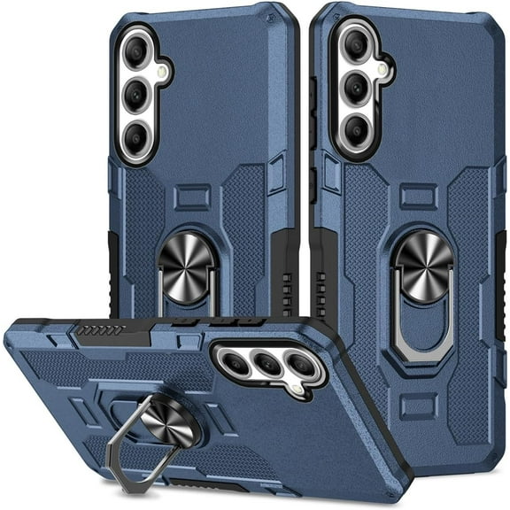 HCTian Case for Galaxy S24 Case, Samsung S24 5G SM-S921U Case, Heavy Duty Kickstand Holder Built-in Magnetic Car Mount Shockproof Camera Protective Phone Cover for Samsung Galaxy S24