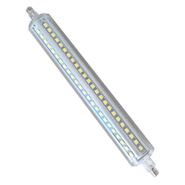 Lumière DEL R7s 15 W 189 mm, DEL R7s 2835 avec Capuchon à Couvercle Transparent Blanc Laiteux, R7s 360, Écoénergétique