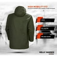 thumbnail image 5 of Helly Hansen 393403795 Army Green PVC Mandal Rain Jacket, Extra Large, 5 of 6