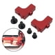 thumbnail image 3 of 2 piezas de soporte de motor de dirección para modelo de coche, piezas de repuesto, accesorios para modelo RC 0,65 rojo, 3 of 9