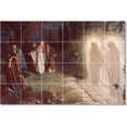 thumbnail image 1 of Ceramic Tile Mural-Herbert Gustave Schmalz Religious Tile Mural Modern Interior Renovate. 48" w x 32" h using (24) 8 x 8 ceramic tiles, 1 of 3