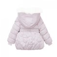 thumbnail image 3 of Regalos para Navidad Bidobibo - Abrigo de invierno cálido con capucha para niñas, traje de nieve acolchado de algodón grueso para niños pequeños, chaqueta cortavientos, parka, ropa de abrigo para 1 a, 3 of 8