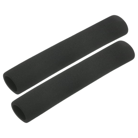 Pipe Insulation Tube Foam Tubing for Grip Support 27mm ID 37mm OD 200mm Heat Preservation Black 2pcs