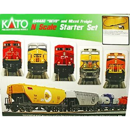 Kato N Scale ES44AC CP Locomotive & Freight Starter Set