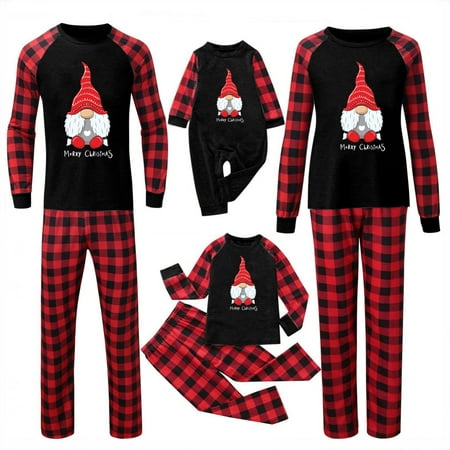 

Family Christmas Pjs Matching Sets 2022 Cute Elk Reindeer Sleepwear Holiday Pajamas Sets Loungewear Outfits