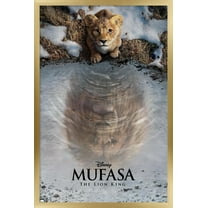 Disney Mufasa: The Lion King - One Sheet Wall Poster, 14.725" x 22.375" Framed