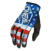 Oneal 2022 Mayhem USA Gloves - Red/White/Blue - Small