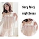 thumbnail image 3 of Lencería sexy de encaje Camisón de color sólido Traje exótico con tanga - XL - Blanco Inevent FS6174-04, 3 of 7