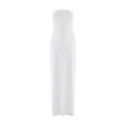 thumbnail image 4 of Liacowi Women Beach Long Dress Bodycon Dress Sleeveless Off Shoulder Knit See Through Party Holiday Dress, 4 of 9