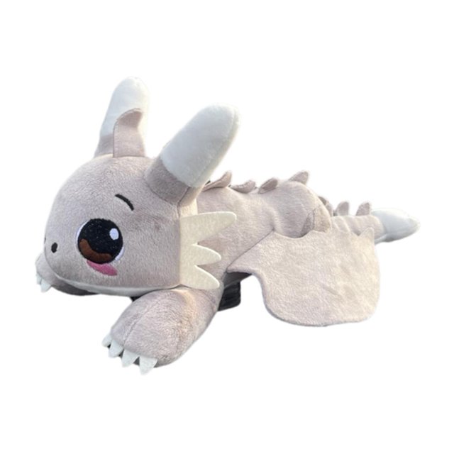 Lindo dragón desdentado para coche y adorno para el hogar: tela suave y segura, regalo perfecto para niños y compañero de viaje.