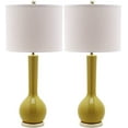 thumbnail image 5 of Safavieh Mae Long Neck Ceramic Table Lamp in Mustard Yellow (Set of 2), 5 of 5