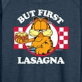 thumbnail image 3 of Garfield - But First Lasagna - Women's Lightweight French Terry Long Sleeve Shirt, 3 of 5