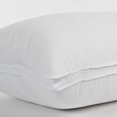 thumbnail image 4 of Soft Luxury Plush Gusseted Soft Gel Filled Stomach Sleeper Pillow - Set of Four, 4 of 6
