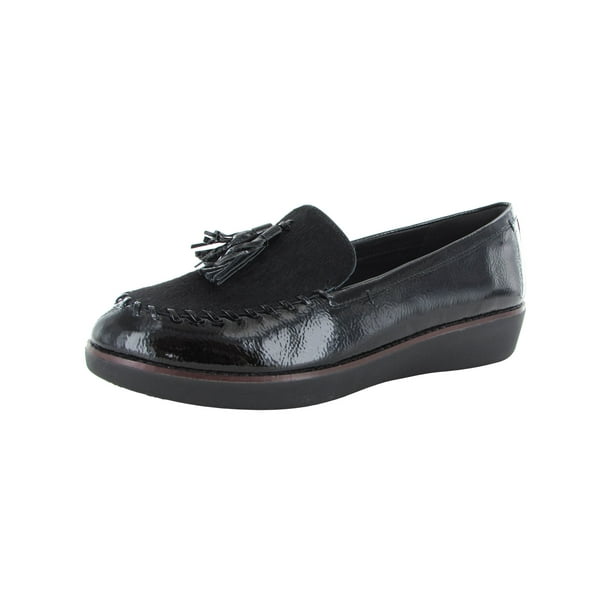 fitflop nadia peep toe loafers