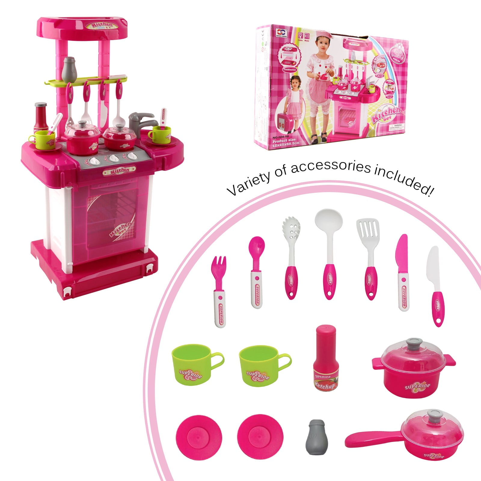 tall toy kitchen