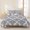 Light Gray White, variant on 3 Pieces Queen Quilt Set,Gray White Moroccan Pattern Soft Bedding Sets with 1 Quilt & 2 Pillow Shams,Modern Geometric Art Summer Bedspread Lightweight Coverlet Comforter for All Season