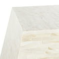 thumbnail image 4 of SAFAVIEH Lea Glam Mosaic Geometric Side Table, Light Beige/Multi, 4 of 7