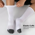 thumbnail image 6 of COOPLUS 10 Pairs Mens Crew Long Socks Cushion Socks Breathable Calf Socks for Men, 6 of 10