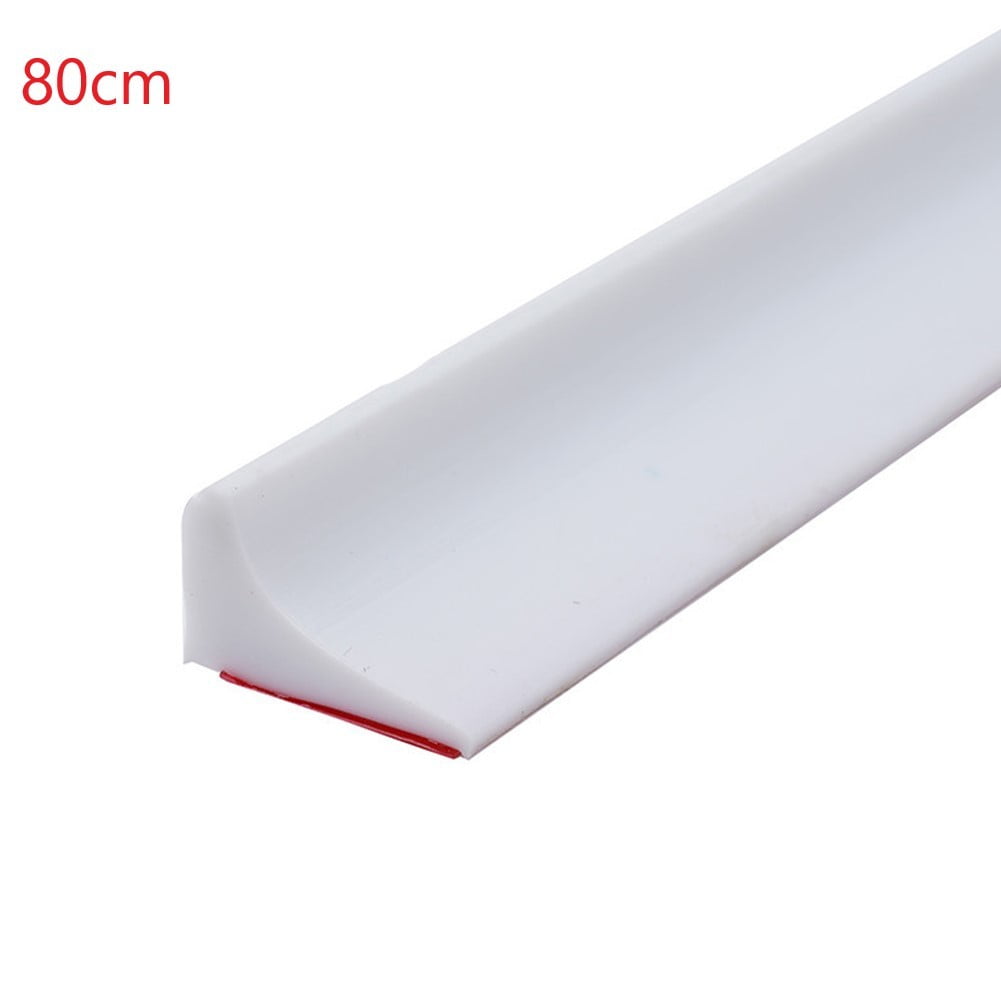 Buy Metreno 1 Meter Water Stopper for Kitchen Sink Slab Corner and Bathroom  Floor Threshold Water Dam Barrier Silicone Strip for Shower Floor Tiles Water  Stopper Tapes with Glue(White) Online at Best