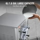 thumbnail image 3 of VEVOR Máquina para hacer helados comerciales, rendimiento de 18 l/h, máquina para hacer helados duros de un solo sabor de 1780 W con ruedas, cilindro de acero inoxidable de 6 l, 3 of 9
