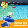 thumbnail image 3 of Yuarrent Dispensador de cloro flotante Flotador químico para tabletas de cloro Se adapta a tabletas de 1-3 pulgadas para piscina o spa Suministros de limpieza para el hogar Yuarrent HA035160-00, 3 of 6