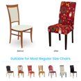 thumbnail image 6 of (Set of 6) Stretch Dining Chair Covers Xmas Christmas Party Banquet Seat Protector Decor, 6 of 7