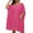Hot Pink, variant on Fsqjgq Plus Size Swimsuit Coverups for Women Half Sleeve Pullover Loose Casual Hollow out Crochet Beach Dresses Bathing Suit Cover ups