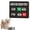 A, variant on NOVELAR Acrylic Pet Feeding Tracker with Magnetic Back, 3.9 x 4.7 in, Visual AM/PM Slider for Fridge or Wall, Organize Pet Care Routine