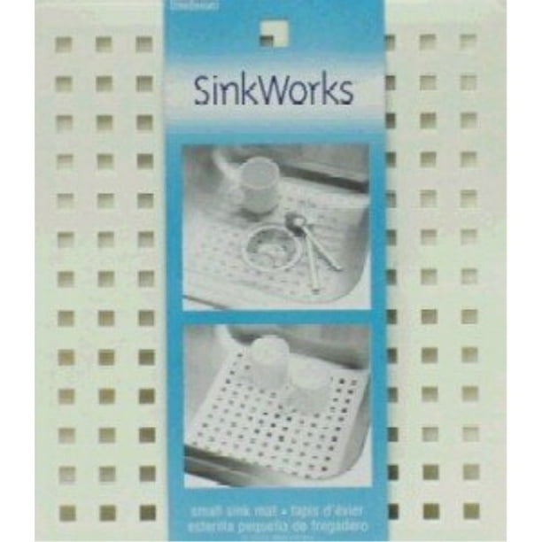 idesign interdesign euro kitchen sink protector mat regular, white