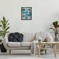 thumbnail image 3 of Stupell Industries Urban Love Pattern Typography Painting Black Floater Framed Art Print Wall Art, 17 x 21, 3 of 10