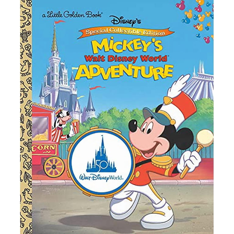 【DISNEYNA】Walt Disney Collections 洋書 Cathy Hapka Little Golden Book Mickey's Walt Disney World
