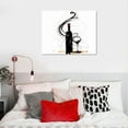 thumbnail image 4 of COMIO Red and Black Wine Wall Art Bedroom Decor Minimalist Wine Glass Canvas Pictures Wall Decor Kitchen Dining Room Kitchenware Bar Pub Painting Artwork for Living Room Office Home Decorations, 4 of 4