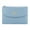 Blue, variant on RFID Blocking Women's Short Wallet Genuine Cow Leather Multi-card Slots Card Holder Trifold Purse Magnetic Opening 2063