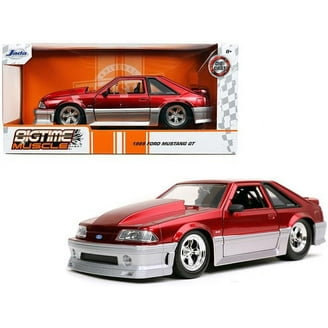Jada Dub City Big Time Muscle Silver Racing 1:24 Scale Diecast Car