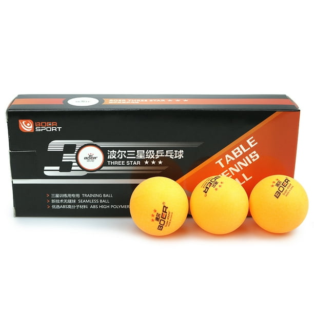 10 Pcs 3 Star Ping Pong Ball 40+mm Training Table Tennis Ball Abs Seamless  Ping Pong Ball