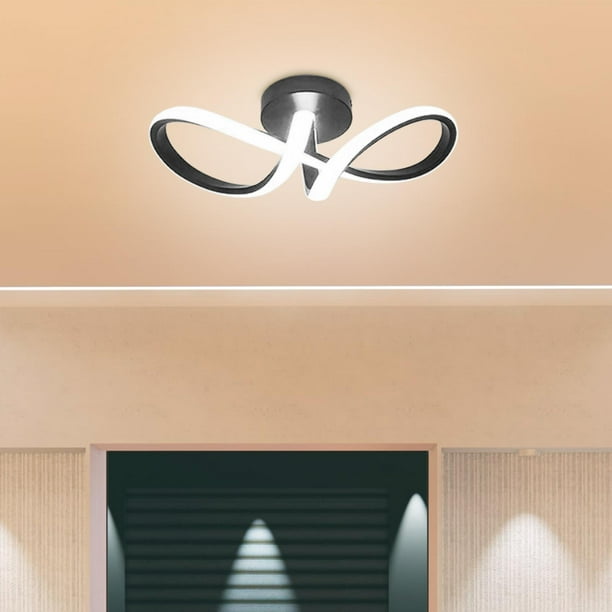 Lámpara de techo LED, lámpara de techo, lámpara de araña artística, accesorio de iluminación decorativo, lámpara colgante para pasillo, baño, cocina, Luz blanca