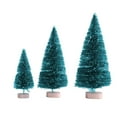 thumbnail image 4 of pitrice Christmas Mini Tree Home Office Hotel Tabletop Tree Decor Holiday Desktop Ornament, 28 Pcs/set, Blue Green, 4 of 7