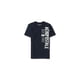 thumbnail image 1 of Aeropostale - Camiseta adornada con logotipo de aplicación vertical para hombre, azul, XXL Aeropostale Camiseta adornada, 1 of 1